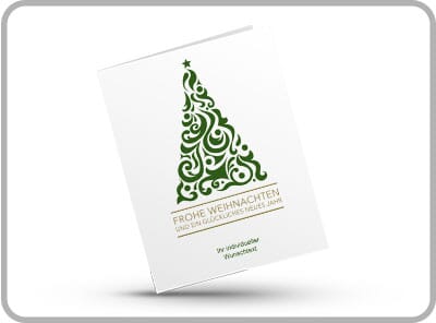 25 Grüne Blanko-Grußkarten A2 Mit Roten Umschlägen – Für Weihnachten & Persönliche Karten